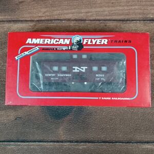 American Flyer Caboose New Haven 6-48707 S Gauge Maroon Excellent Illuminated